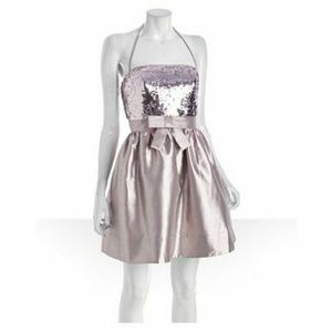 •Betsy Johnson Metallic Cocktail Dress